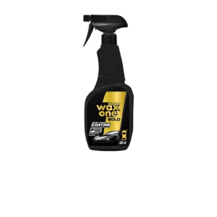 สเปรย์เคลือบแก้วรถยนต์ WAX ONE รุ่น WAXONE GOLD EXTRA SHINE COATING ขนาด 600ML_0